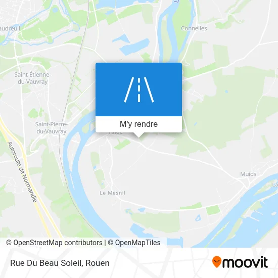 Rue Du Beau Soleil plan