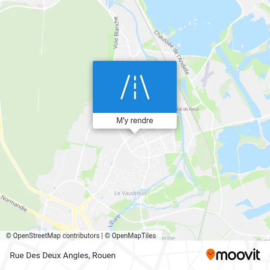 Rue Des Deux Angles plan
