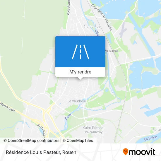Résidence Louis Pasteur plan