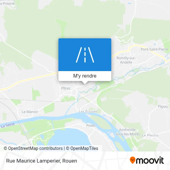 Rue Maurice Lamperier plan