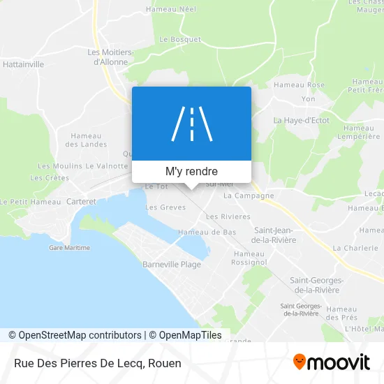 Rue Des Pierres De Lecq plan