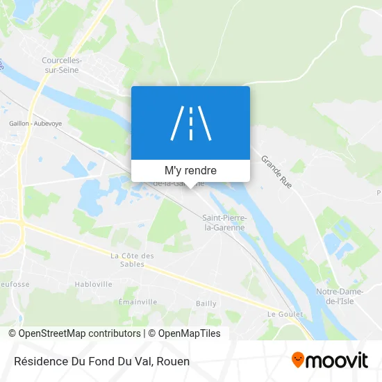 Résidence Du Fond Du Val plan