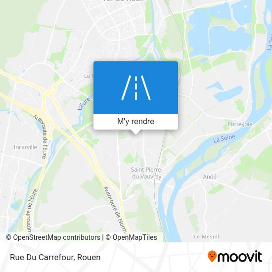 Rue Du Carrefour plan