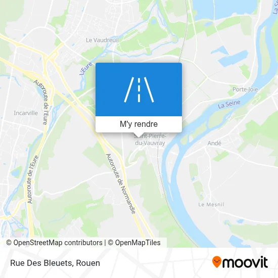 Rue Des Bleuets plan