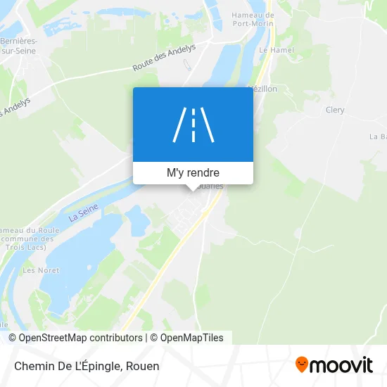 Chemin De L'Épingle plan