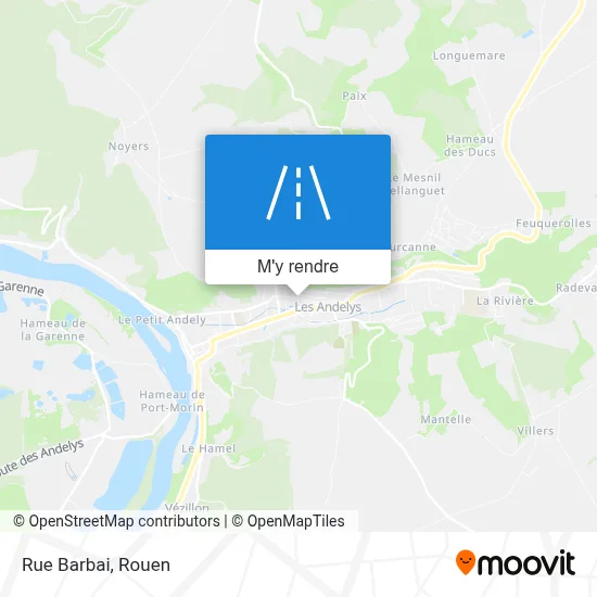 Rue Barbai plan
