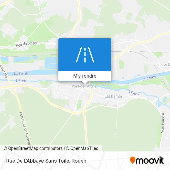 Rue De L'Abbaye Sans Toile plan