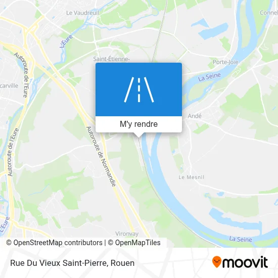 Rue Du Vieux Saint-Pierre plan