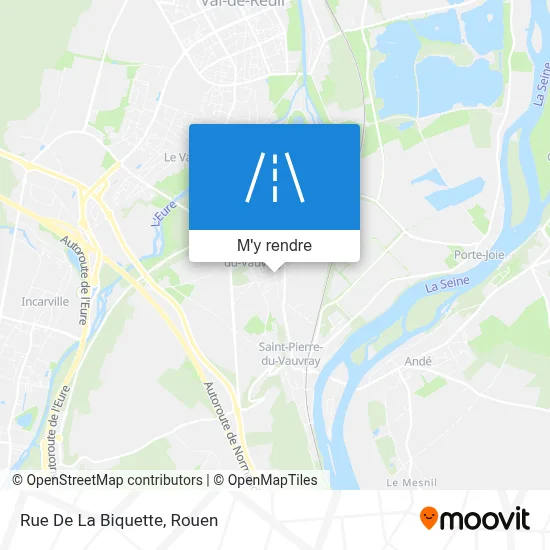 Rue De La Biquette plan