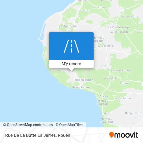 Rue De La Butte Es Jarres plan