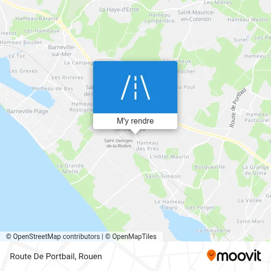Route De Portbail plan