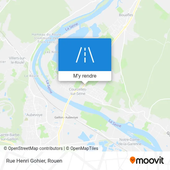 Rue Henri Gohier plan