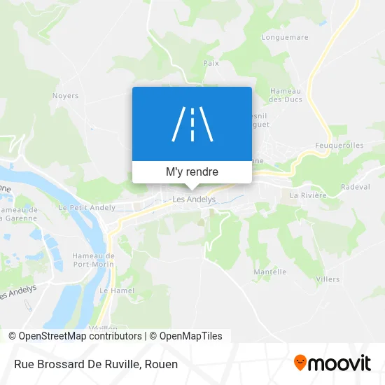 Rue Brossard De Ruville plan