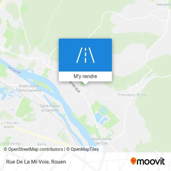 Rue De La Mi-Voie plan