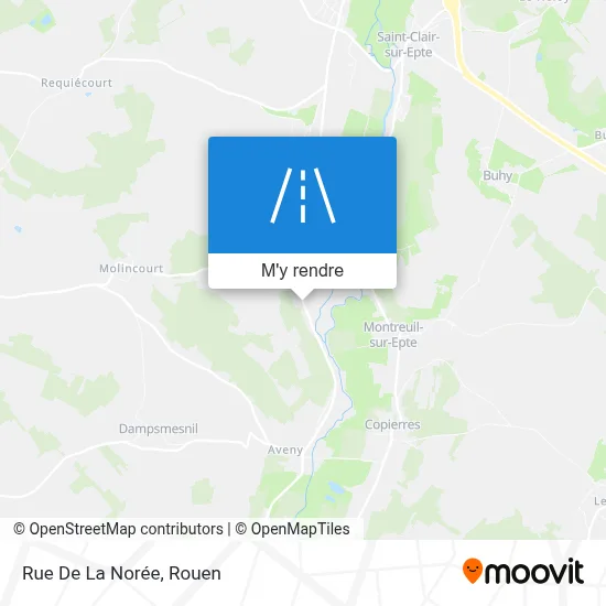 Rue De La Norée plan