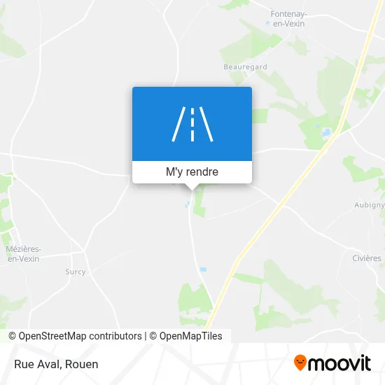 Rue Aval plan