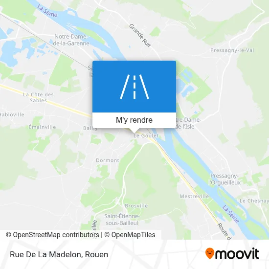 Rue De La Madelon plan