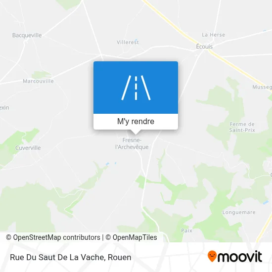 Rue Du Saut De La Vache plan