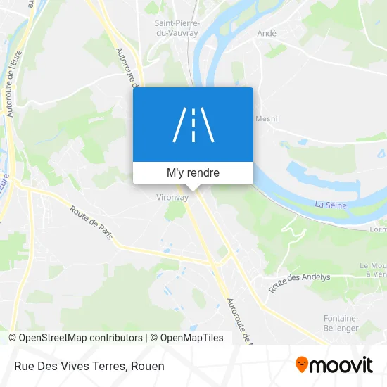 Rue Des Vives Terres plan