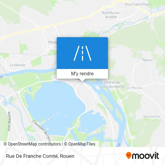 Rue De Franche Comté plan