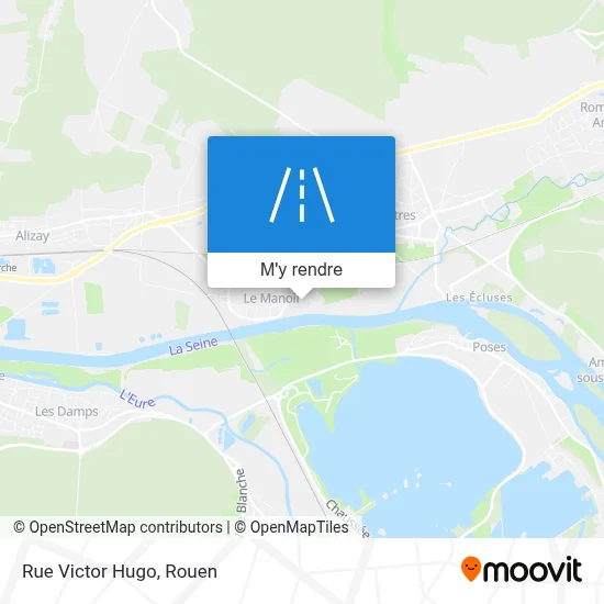 Rue Victor Hugo plan