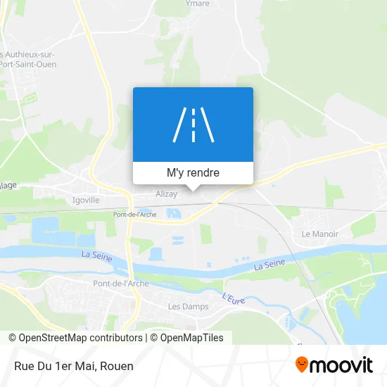 Rue Du 1er Mai plan