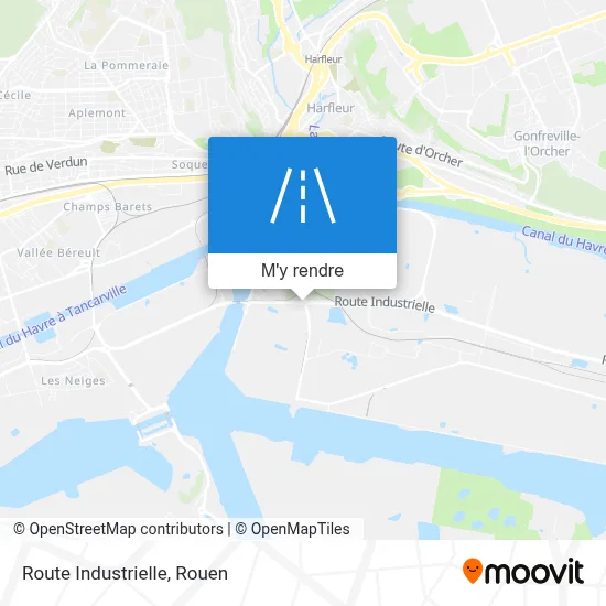 Route Industrielle plan