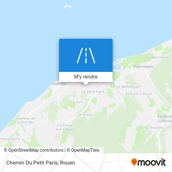 Chemin Du Petit Paris plan