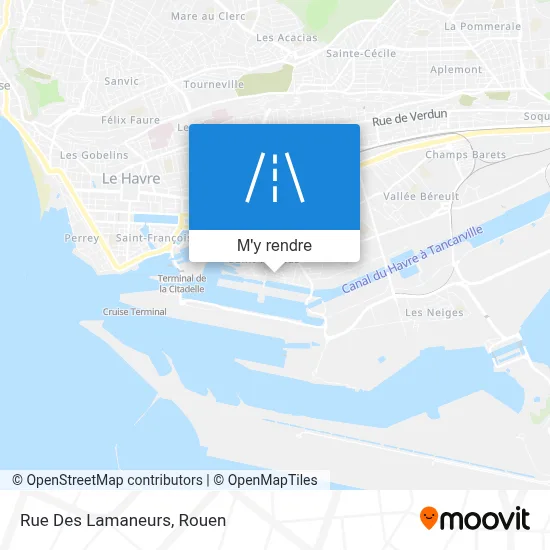 Rue Des Lamaneurs plan