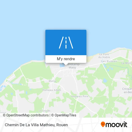 Chemin De La Villa Mathieu plan