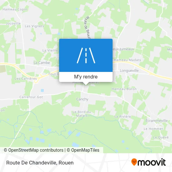 Route De Chandeville plan