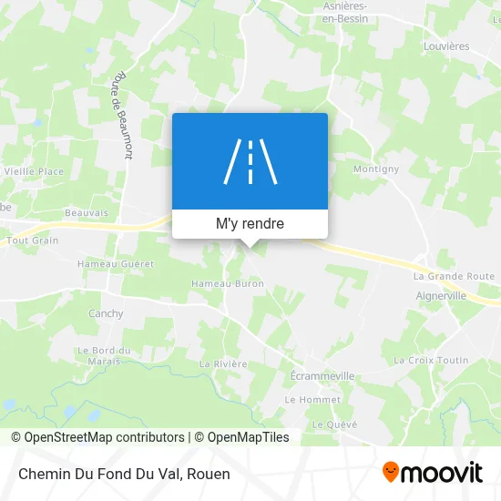 Chemin Du Fond Du Val plan