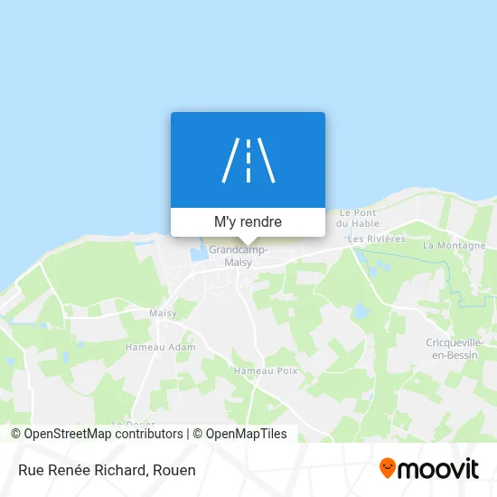 Rue Renée Richard plan