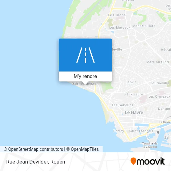 Rue Jean Devilder plan
