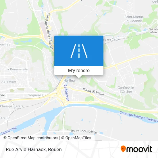 Rue Arvid Harnack plan
