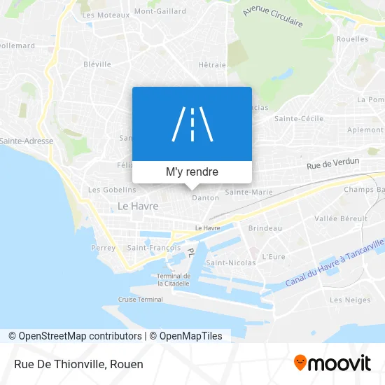 Rue De Thionville plan