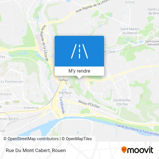 Rue Du Mont Cabert plan