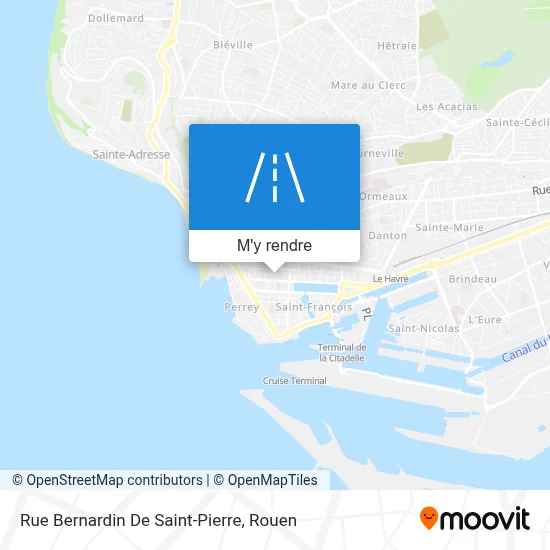 Rue Bernardin De Saint-Pierre plan