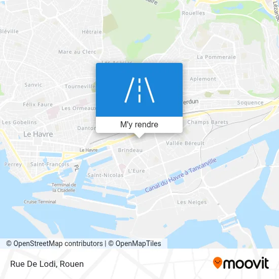 Rue De Lodi plan