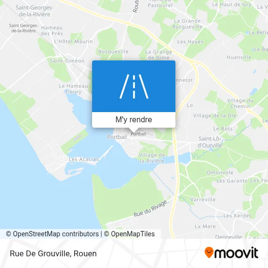 Rue De Grouville plan