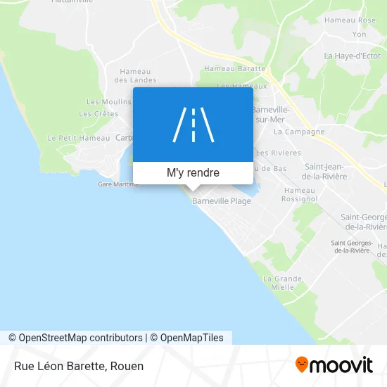 Rue Léon Barette plan