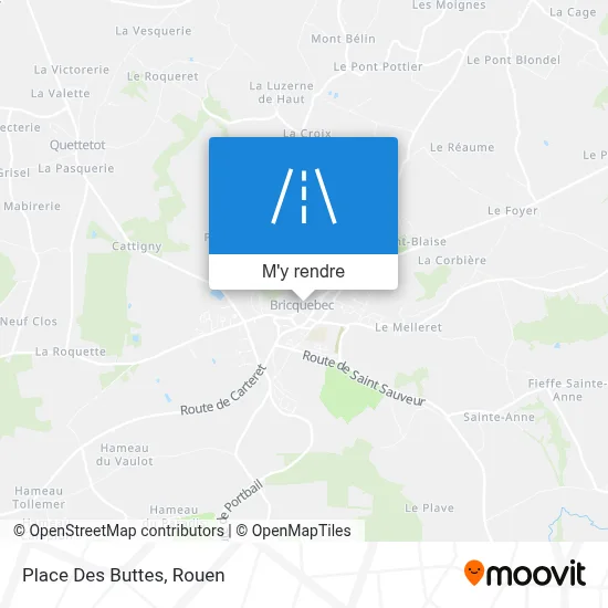 Place Des Buttes plan