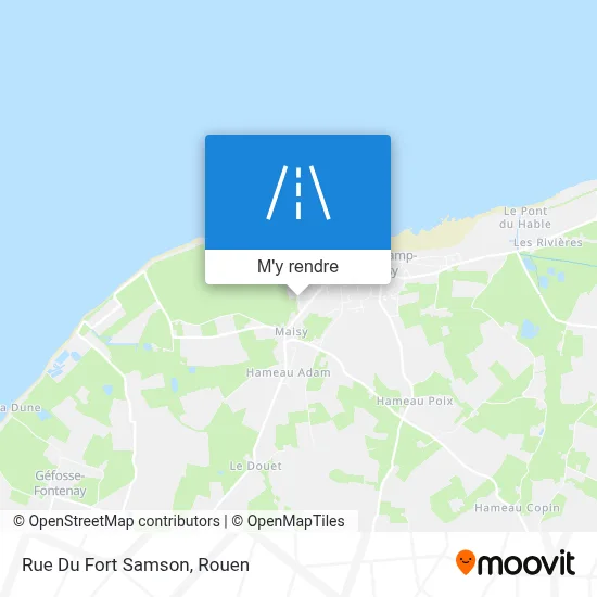 Rue Du Fort Samson plan