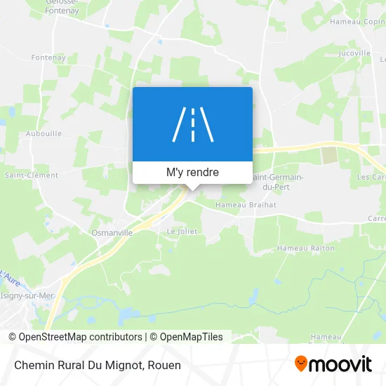 Chemin Rural Du Mignot plan
