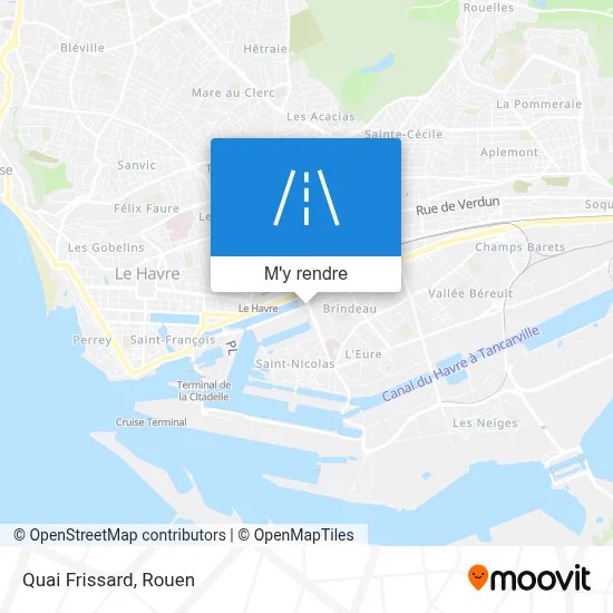 Quai Frissard plan