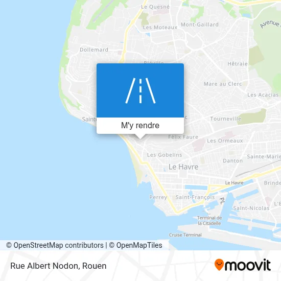 Rue Albert Nodon plan