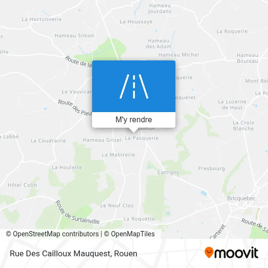 Rue Des Cailloux Mauquest plan