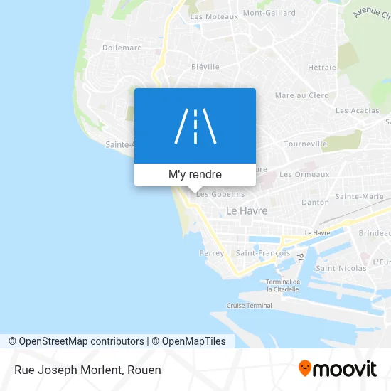 Rue Joseph Morlent plan