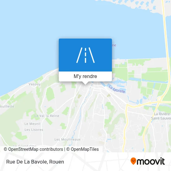 Rue De La Bavole plan