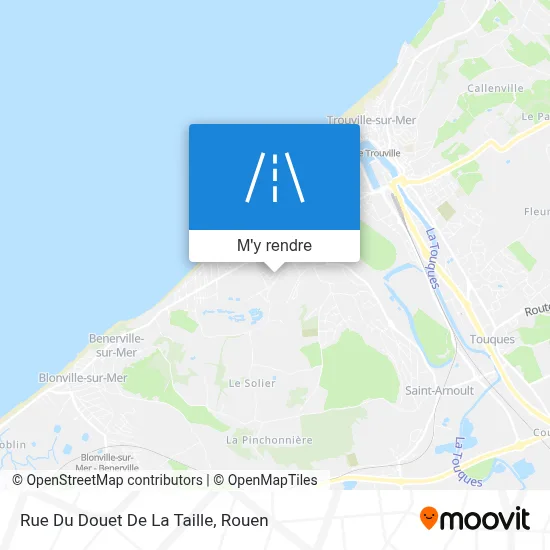 Rue Du Douet De La Taille plan